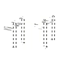 Maxiflow Lavabo Tutunma Barı Ss304 Ø32 13575 görseli
