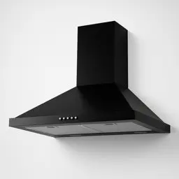 Alveus Gusto Siyah 60 Cm Piramit Davlumbaz (Ücretsiz Montaj) görseli