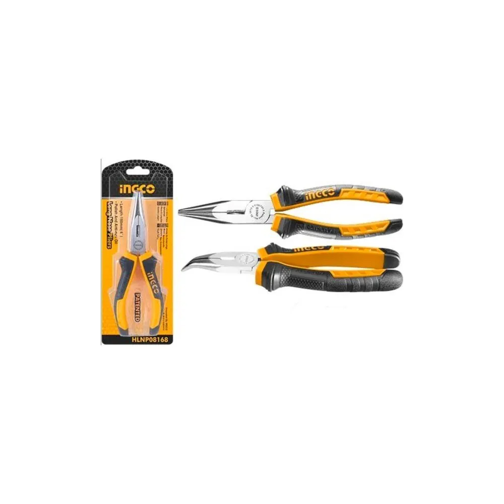 İngco Eğri Kargaburun Pense 160Mm İng-Hbnp08168 küçük görsel