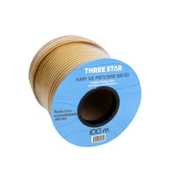 Kapı Pencere Fitili İzolasyon Bandı Kahve 50X2 100 Metre görseli