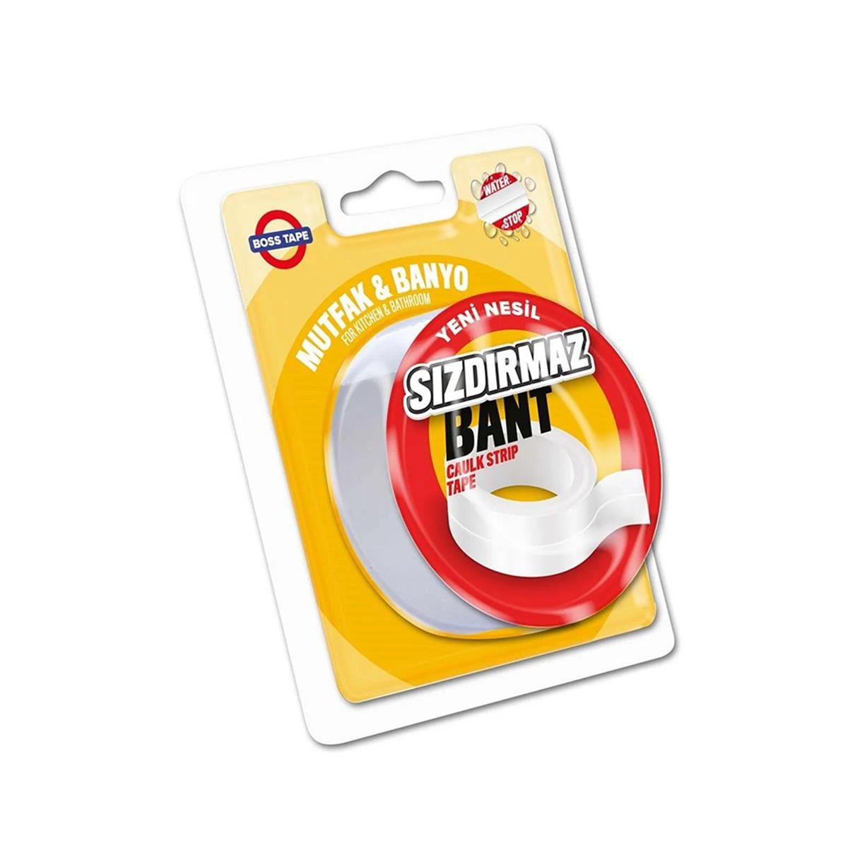 Boss Tape Banyo ve Mutfak Sızdırmazlık Bandı Eko 38mmx3.3mt küçük görsel