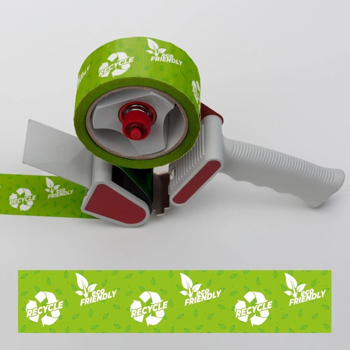 Boss Tape Baskılı Koli Bandı 50mmx66mt Geri Dönüşüm-recycle Uyarılı küçük görsel