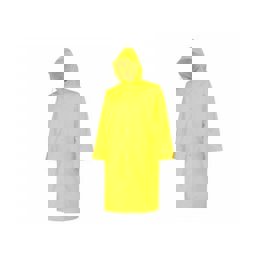 Pvc Astarlı Pardesü Yağmurluk Sarı 0.32mm görseli