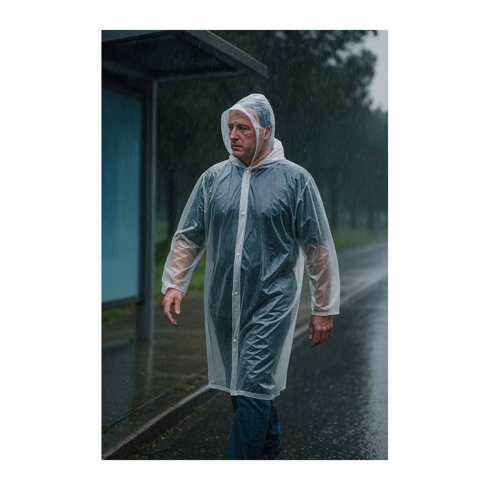 Master Tek Kullanımlık Şeffaf Yağmurluk küçük görsel