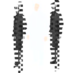 PVC Eva Yağmurluk Pardesü Lacivert 0.13MM görseli