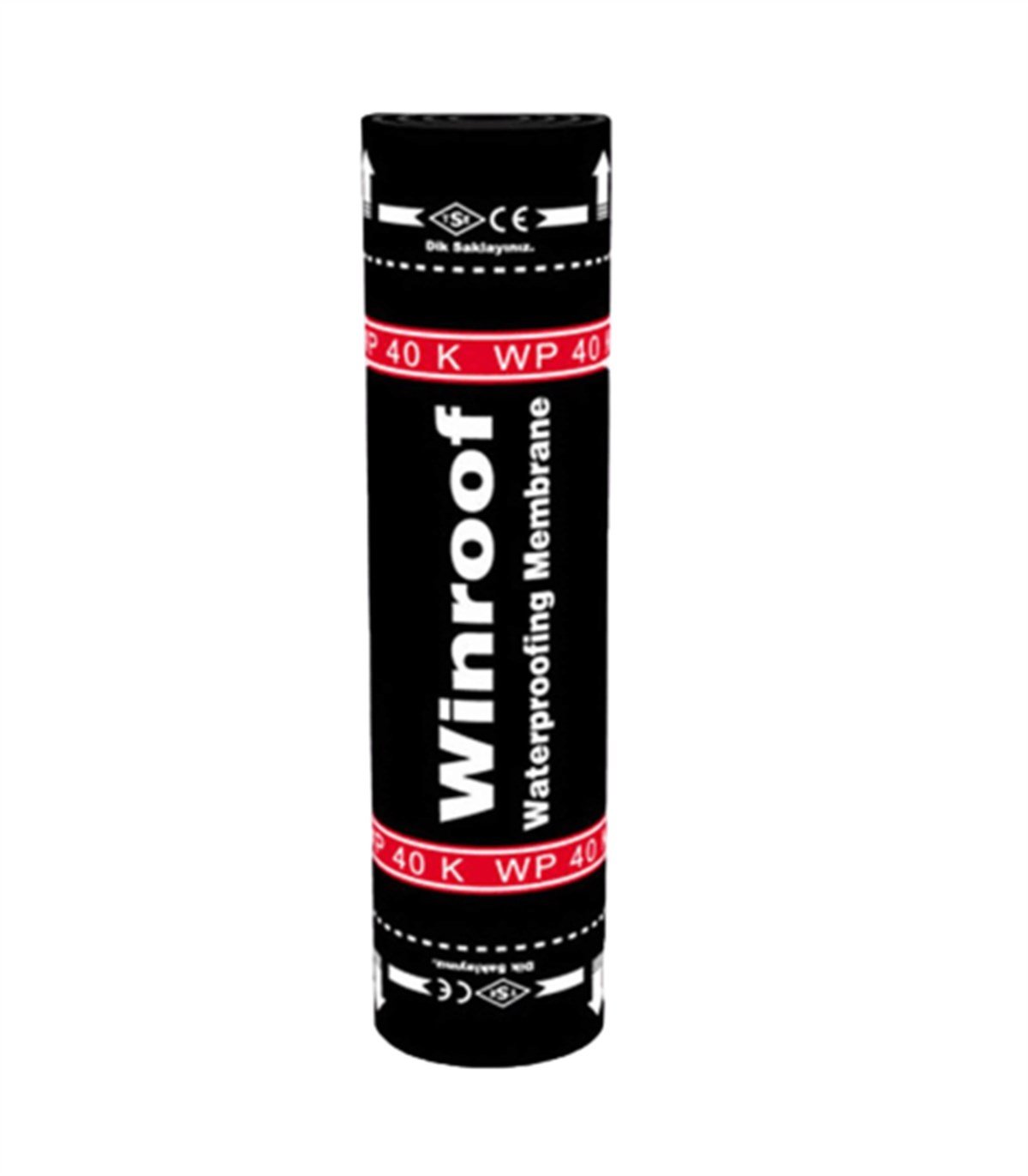Winroof Wp 40 K Polyester Keçe Taşıyıcılı Membran Kırmızı 10 M2 (-10) küçük görsel