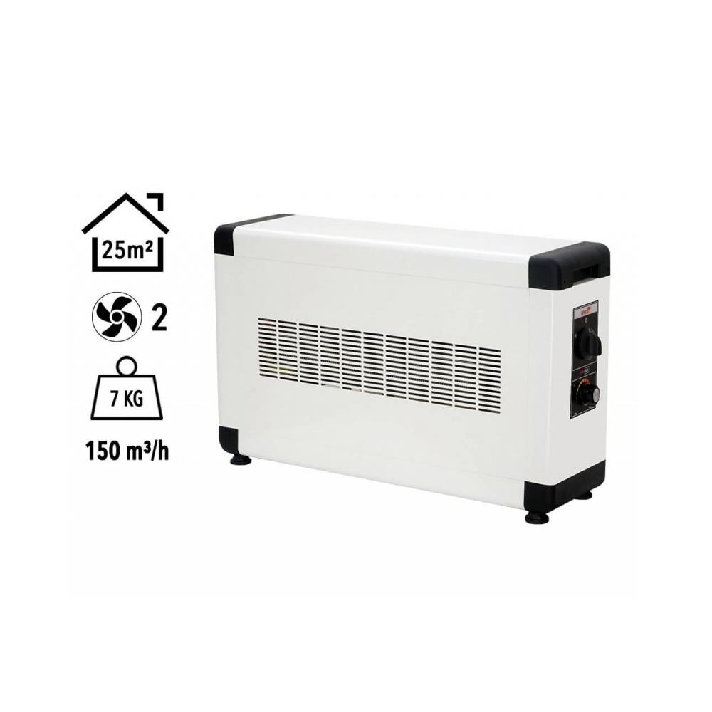 Heatbox Board 4000W Monofaze Elektrikli Fanlı Isıtıcı Füme küçük görsel