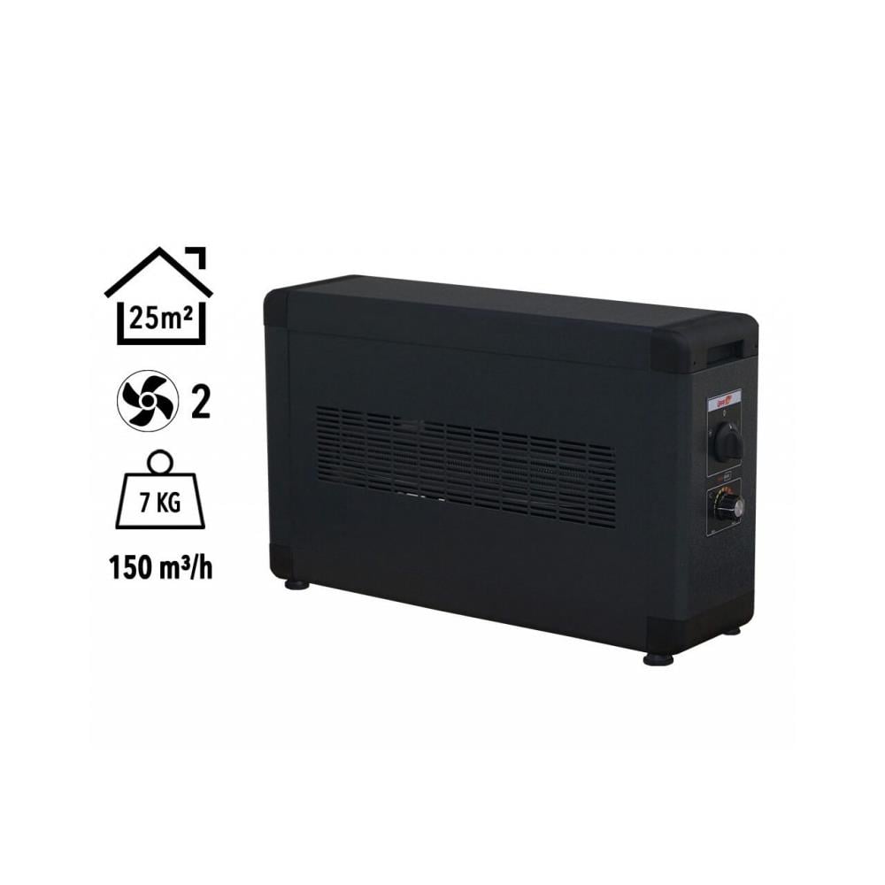 Heatbox Board 4000W Monofaze Elektrikli Fanlı Isıtıcı Füme küçük görsel