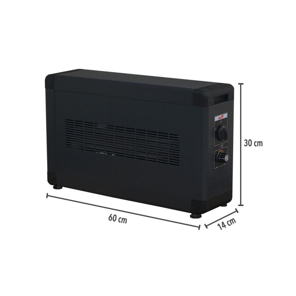 Heatbox Board 4000W Monofaze Elektrikli Fanlı Isıtıcı Füme küçük görsel