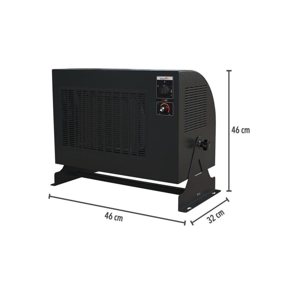 Heatbox 360 3000W Monofaze Elektrikli Fanlı Isıtıcı Krem küçük görsel