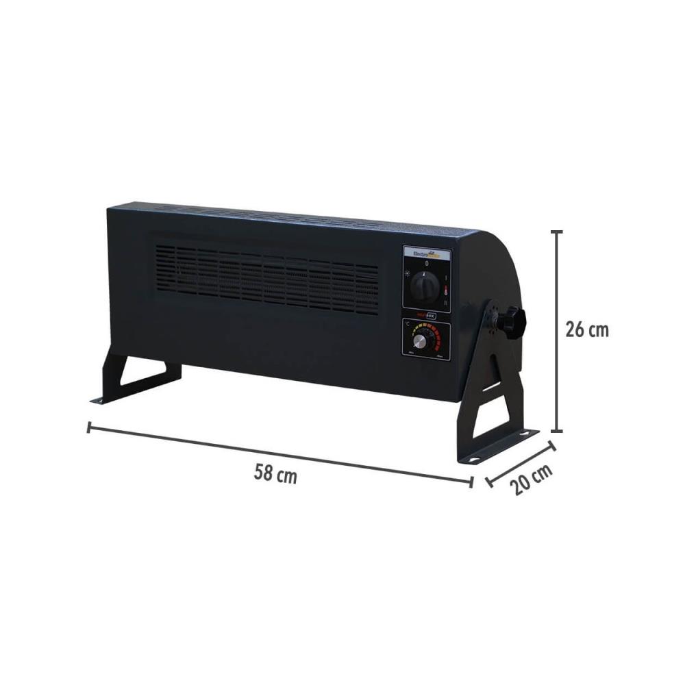 Heatbox 360 3000W Monofaze Elektrikli Fanlı Isıtıcı Krem küçük görsel