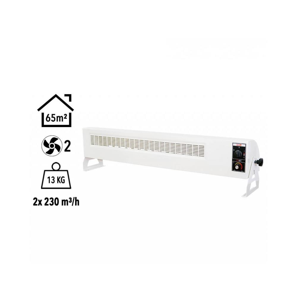 Heatbox 360 3000W Monofaze Elektrikli Fanlı Isıtıcı Krem küçük görsel