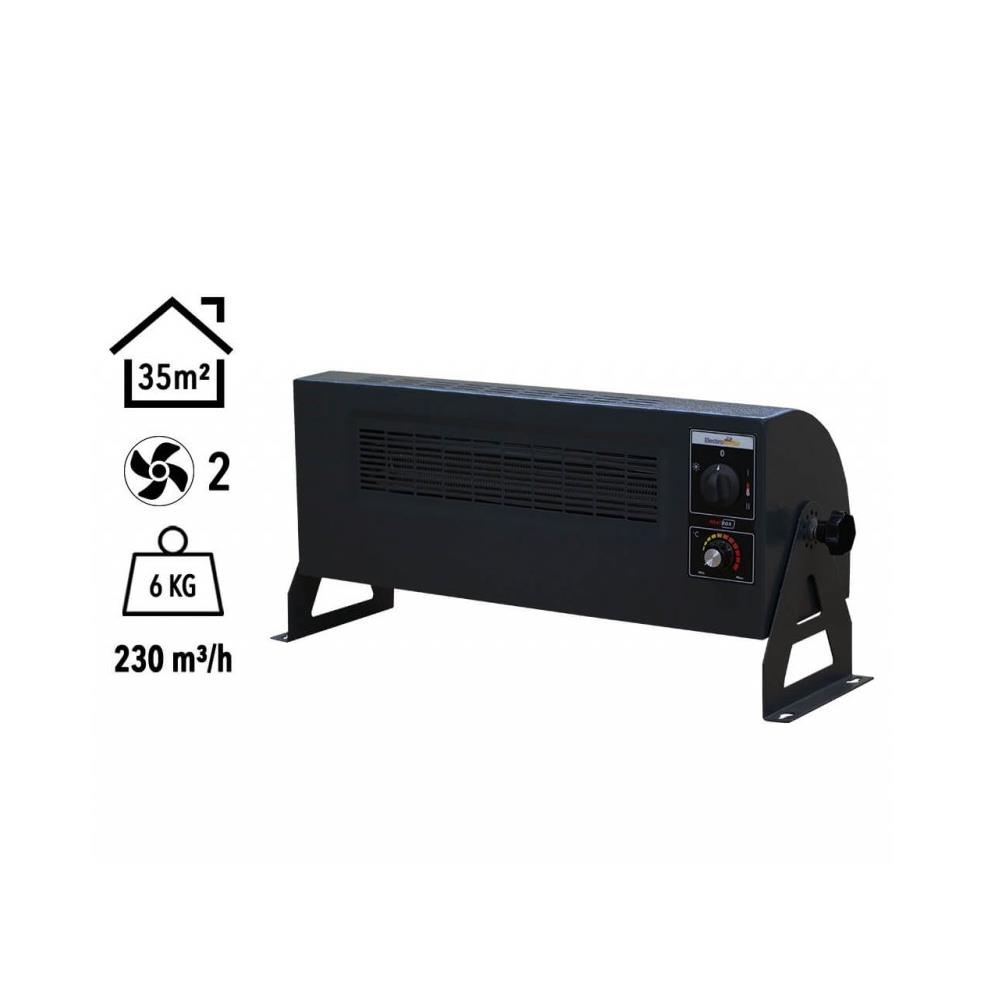 Heatbox 360 3000W Monofaze Elektrikli Fanlı Isıtıcı Krem küçük görsel