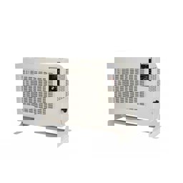 Heatbox Pro 12000W Trifaze Elektrikli Fanlı Isıtıcı Krem küçük görsel