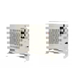 Heatbox Pro 12000W Trifaze Elektrikli Fanlı Isıtıcı Krem küçük görsel