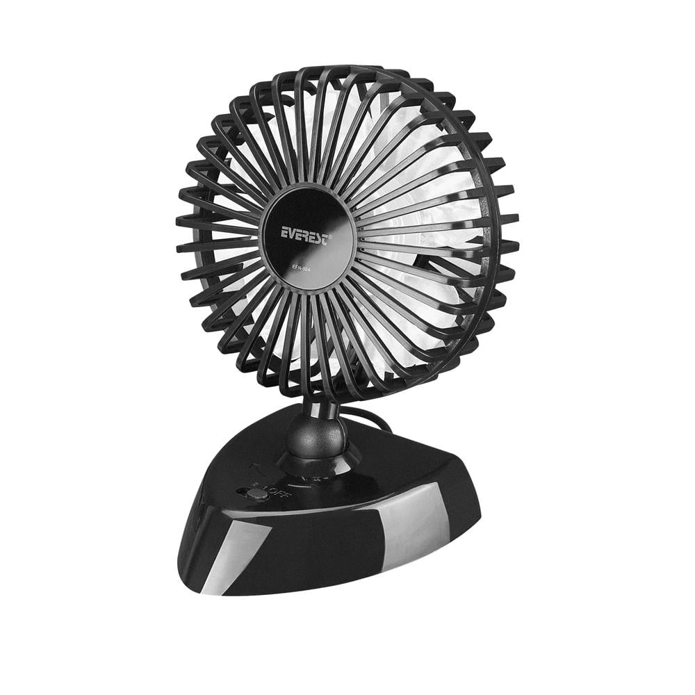 Everest Efn-504 2 Kademeli 3500 Rpm Taşınabilir Masaüstü Siyah Usb Fan küçük görsel