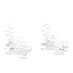 Brezza 2535 Modern Kollu Şezlong Beyaz görseli