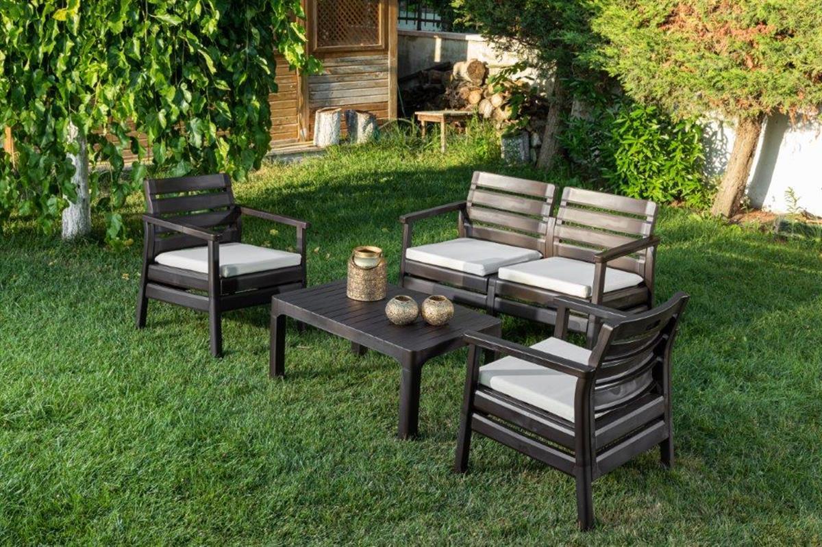 Brezza 2493 Solemare Bahçe Oturma Grubu 5 Kişilik küçük görsel