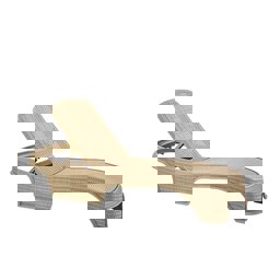 Brezza 2536 Royal Rattan Şezlong Beyaz görseli