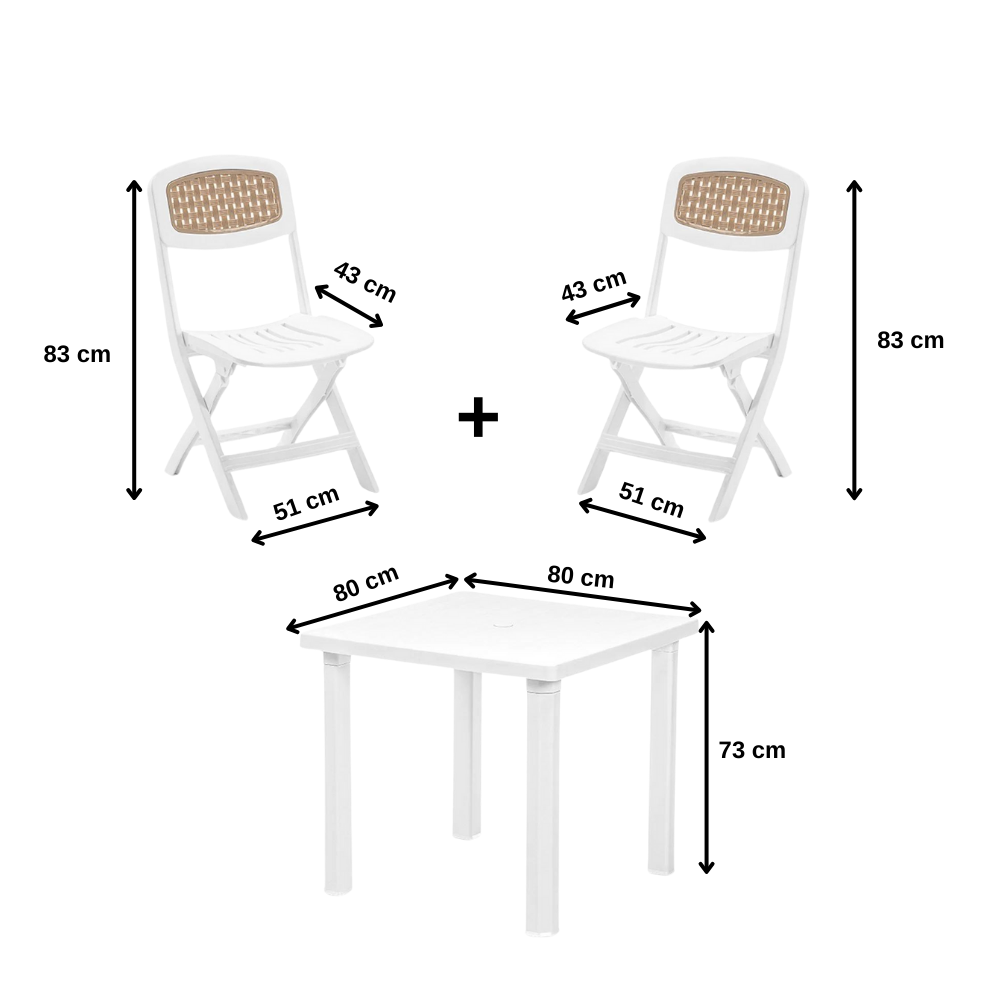 Brezza 2570 Masa ve Sandalye Takımı küçük görsel
