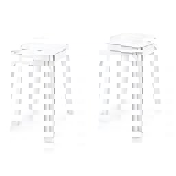 Brezza 2588 Kare Sehpa Beyaz görseli