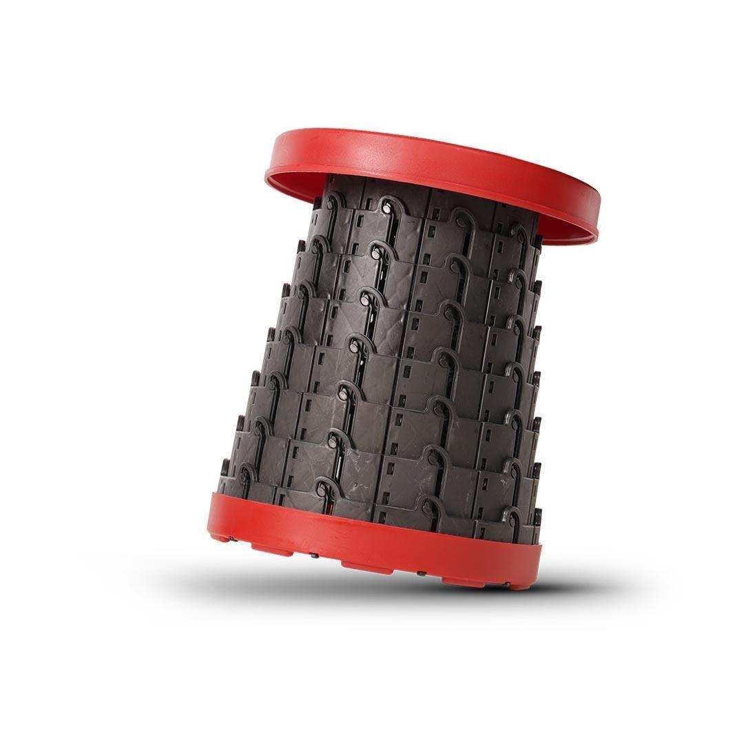 Evelüx Teleskopik Akordiyon Katlanır Tabure Kırmızı EVL20100 küçük görsel