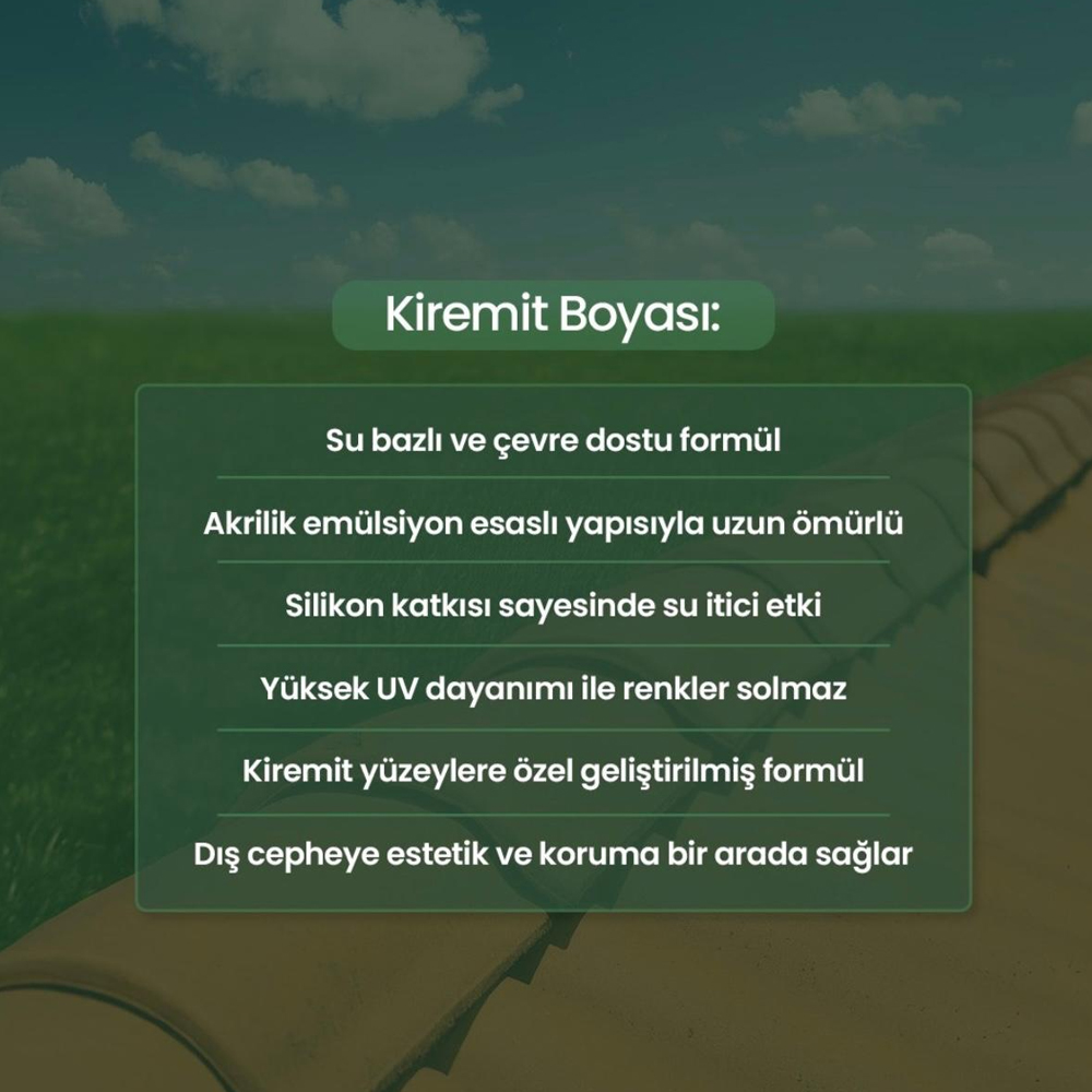 Pera Kiremit Boyası 15 Lt Siyah küçük görsel