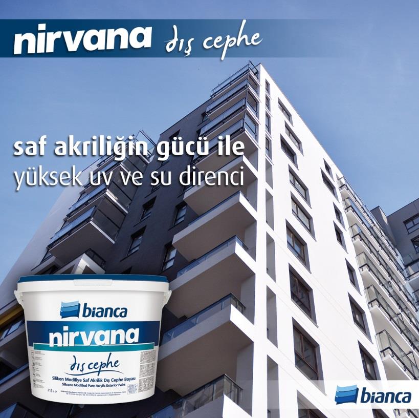 Bianca Nirvana Saf Akrilik Dış Cephe Astarı 7,50 Lt Beyaz küçük görsel