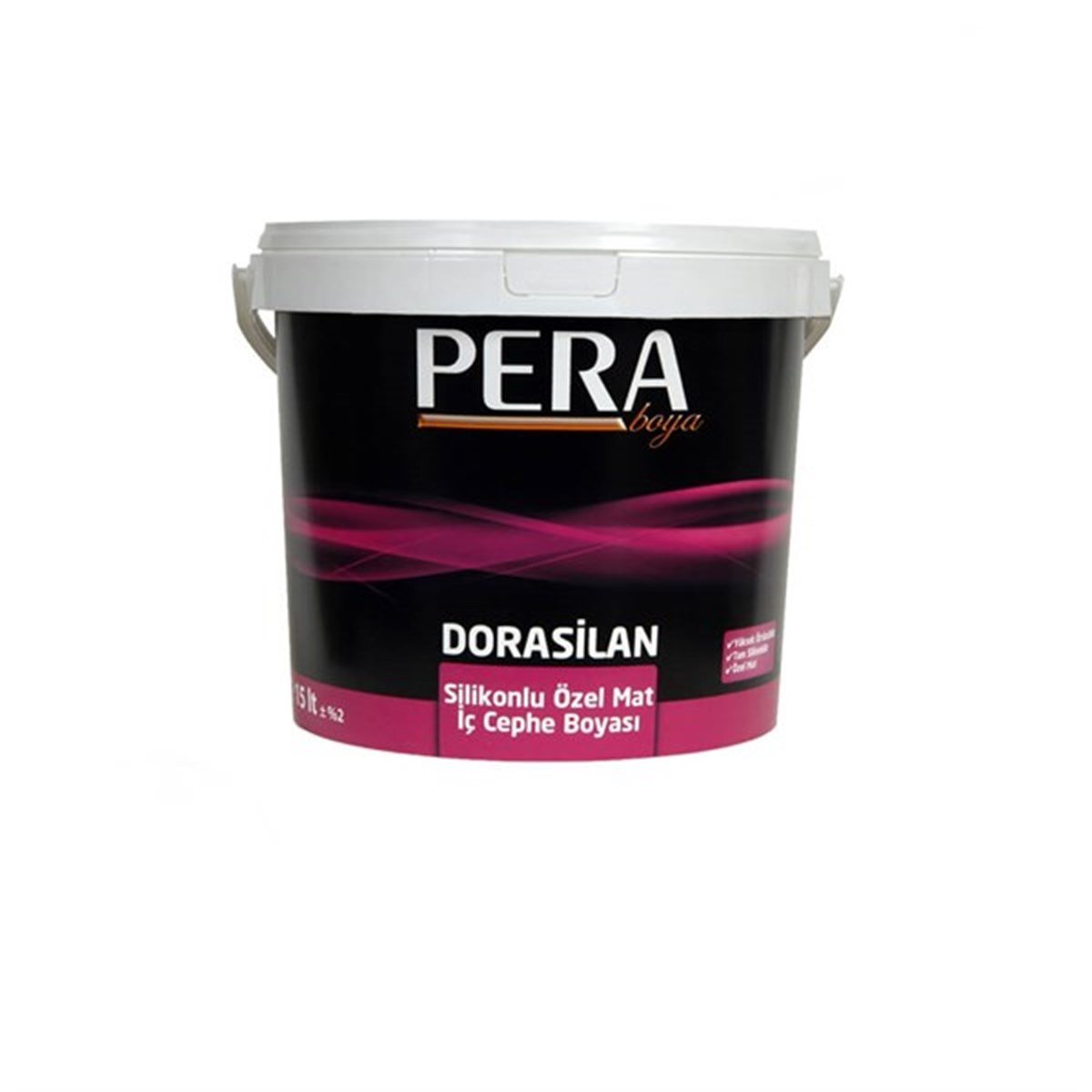 DORASİLAN Silikonlu Özel Mat İç Cephe Boyası 7.5Lt. (10Kg) küçük görsel