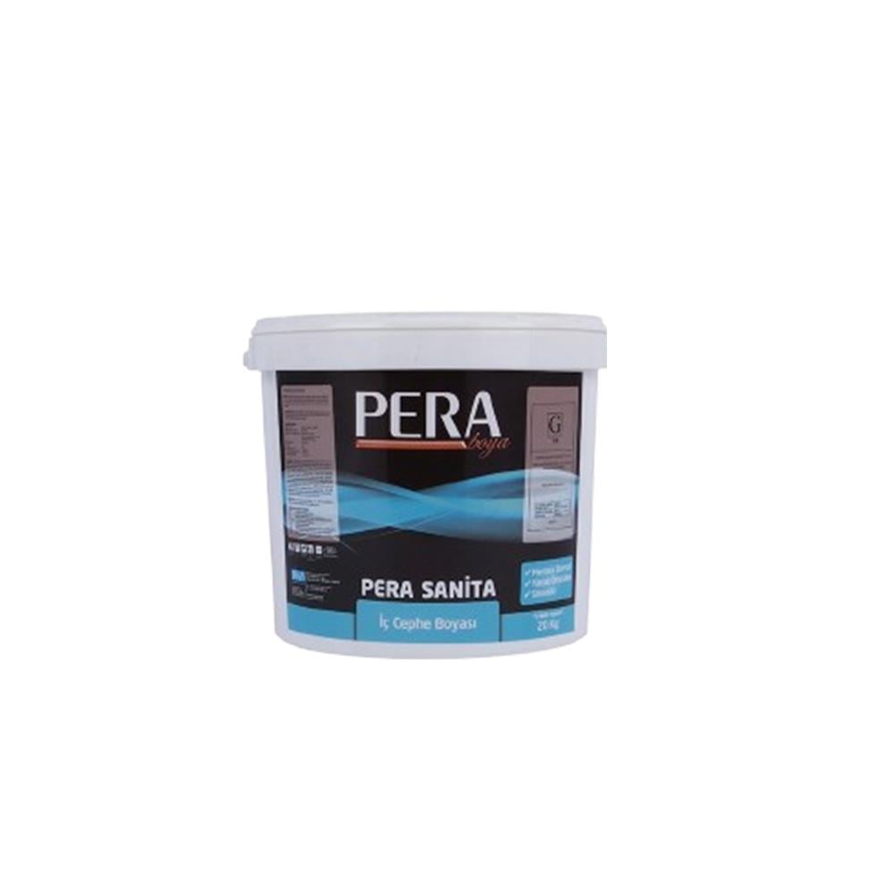 Pera Sanita Antibakteriyel İç Cephe Boyası 20 KG Beyaz küçük görsel