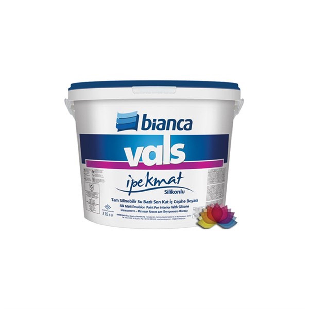 Bianca Vals İpek Mat Silikonlu İç Cephe Boyası 2,50 Lt küçük görsel