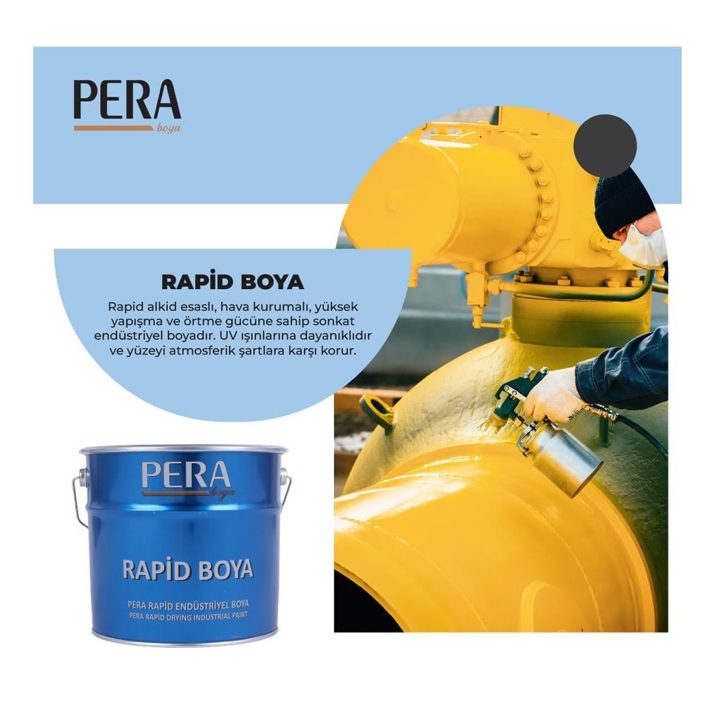 PERA Rapid Endüstriyel Boya Parlak 15 Kg küçük görsel