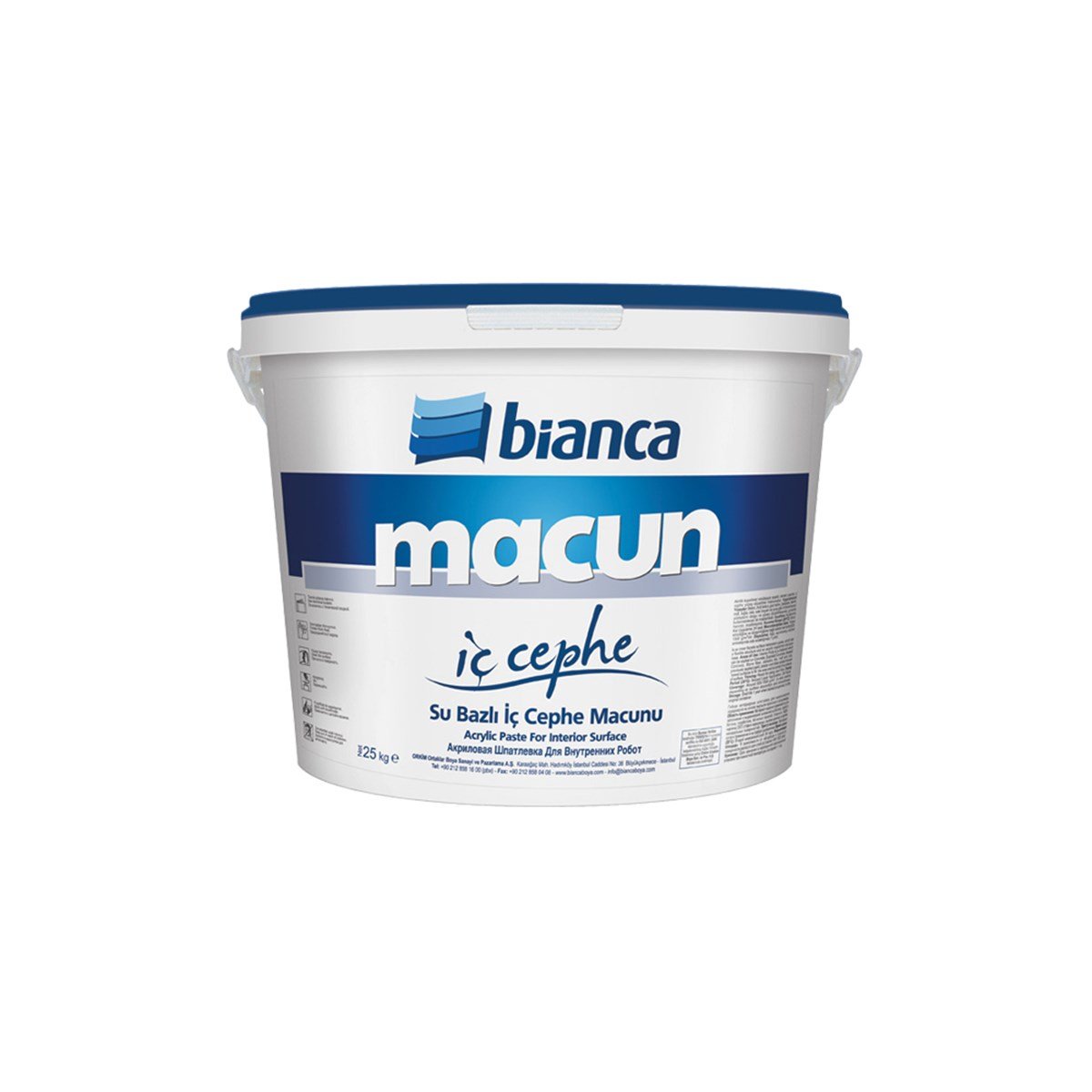 Bianca İç Cephe Macunu 4 Kg Sarı küçük görsel