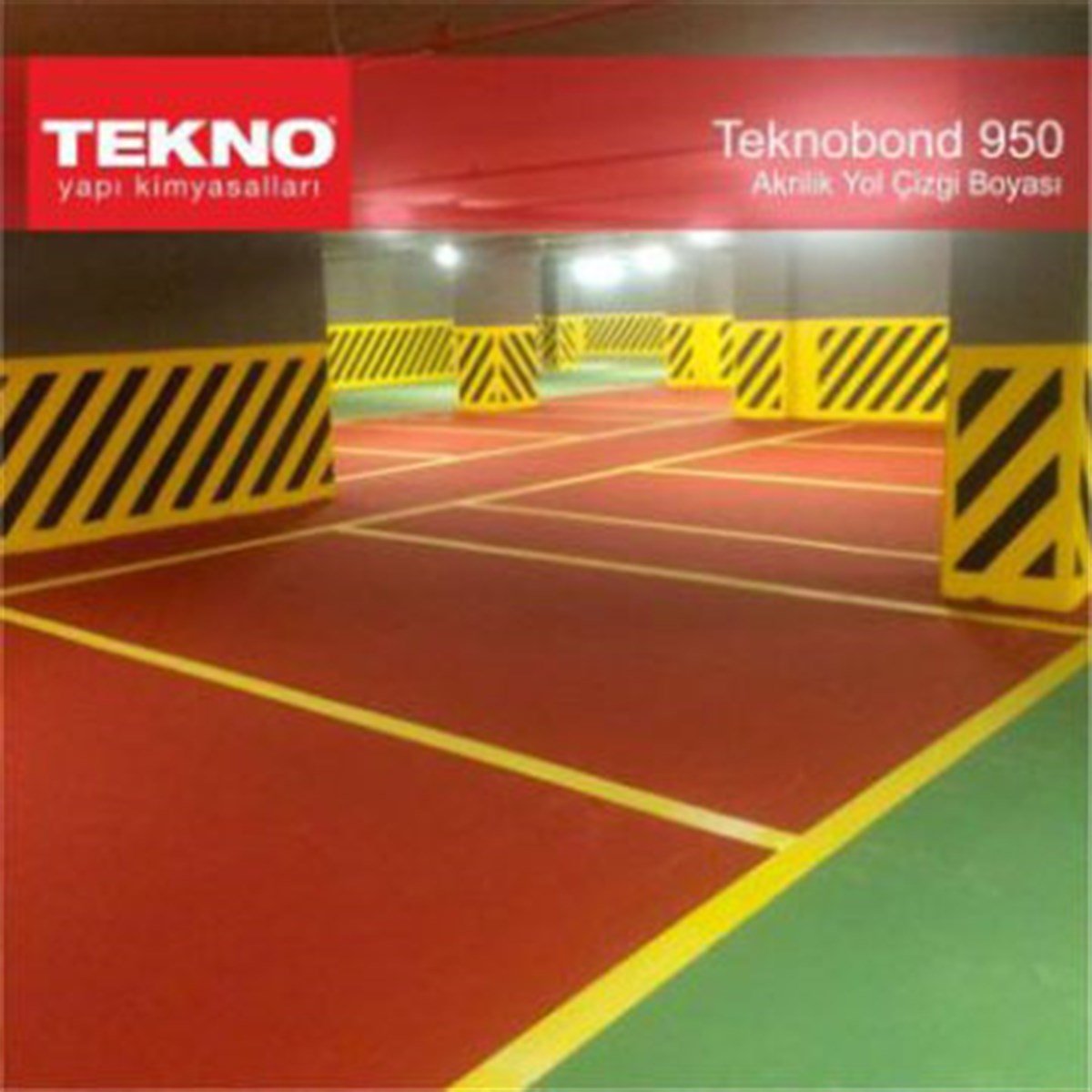 Teknobond 950 Akrilik Yol Çizgi Boyası Beyaz 25 Kg küçük görsel