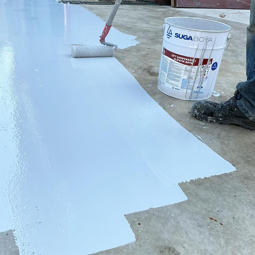 Suga Çift Kompenantlı Epoksi Zemin Boyası Alifatik Boya 16+4 20 Kg küçük görsel