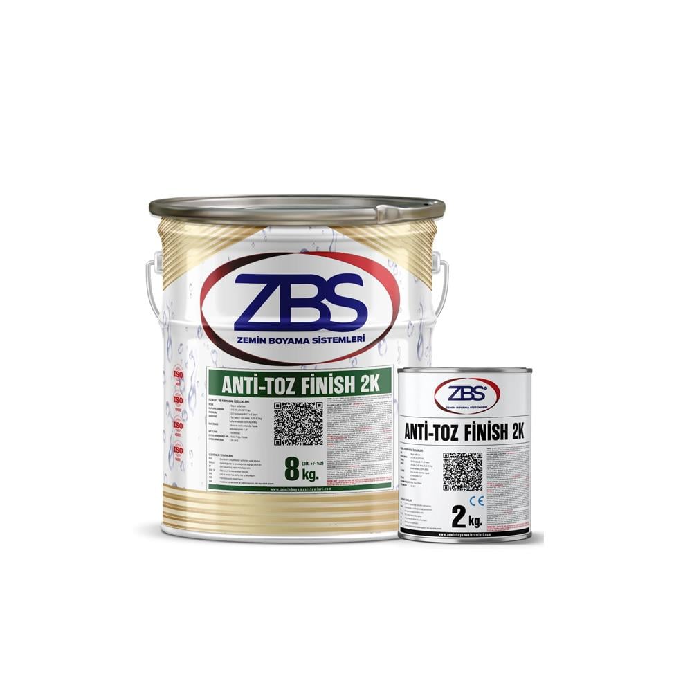 Zbs Anti-Toz Finish 2K 10 Kg (Tozumayi Aninda Keser) küçük görsel