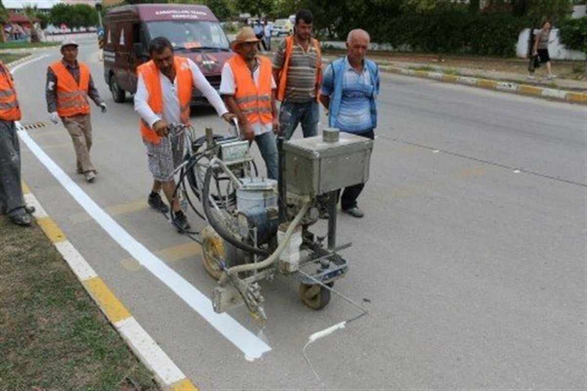 Zbs Yol Çizgi Boyası 20 Kg - (Asfalt Zemin Çizgi Boyası) küçük görsel