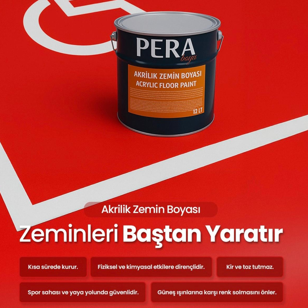 Pera Akrilik Zemin Boyası 2,20 Lt küçük görsel