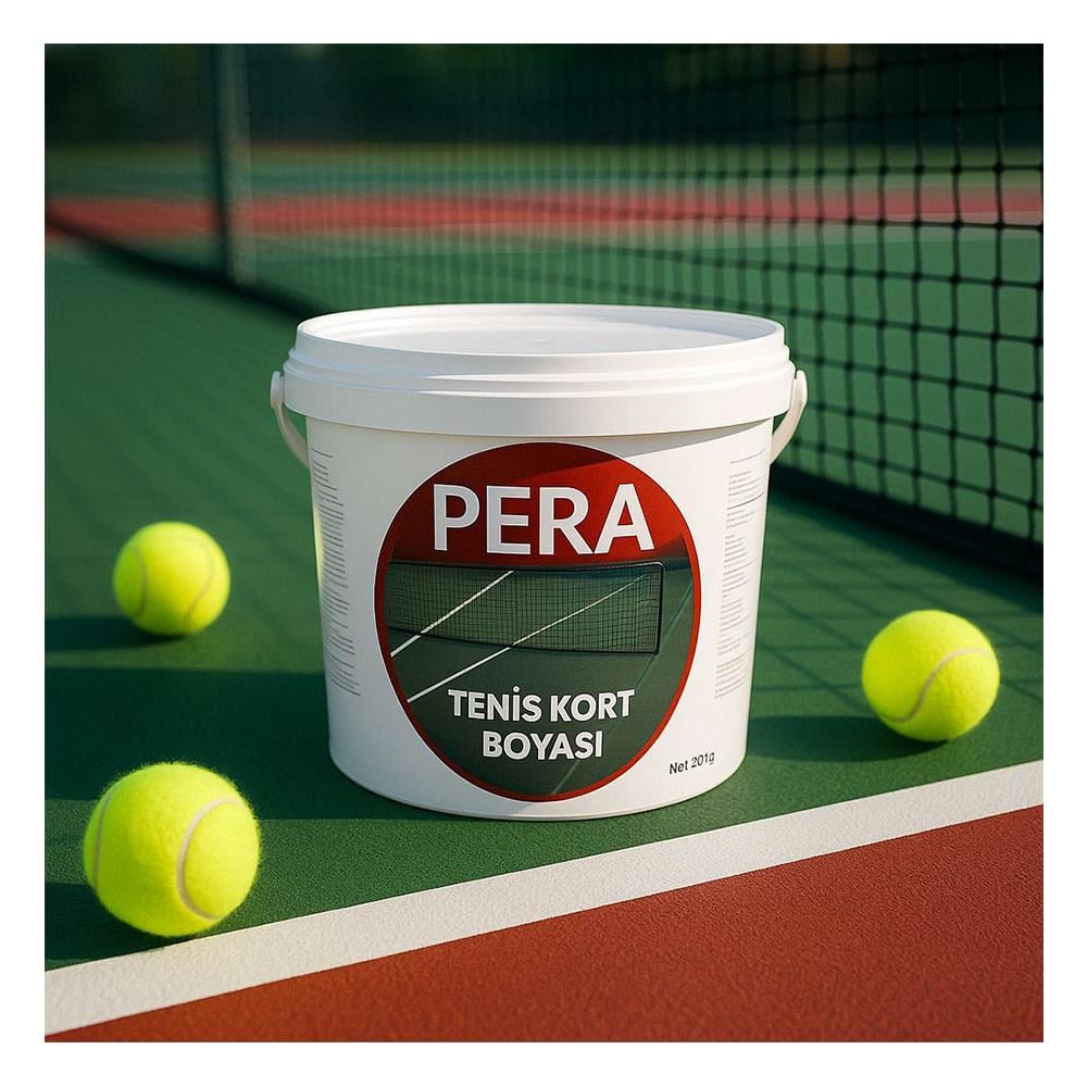 PERA Tenis Kort Boyası Kırmızı 20 Kg küçük görsel