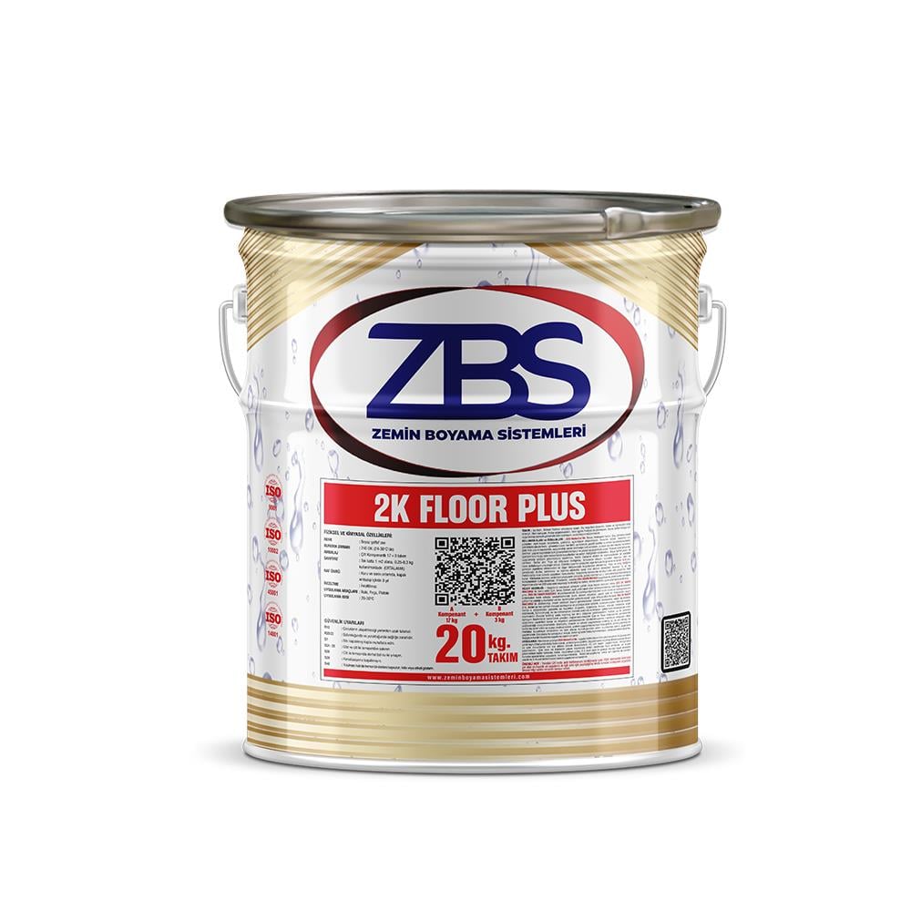 Zbs 2K Floor Plus - Sıvı Seramik 8+2 Kg (Seramik Üstü Zemin Boyası) küçük görsel