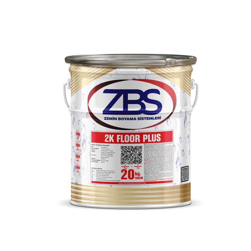 Zbs 2K Floor Plus - Sıvı Seramik 8+2 Kg (Seramik Üstü Zemin Boyası) küçük görsel