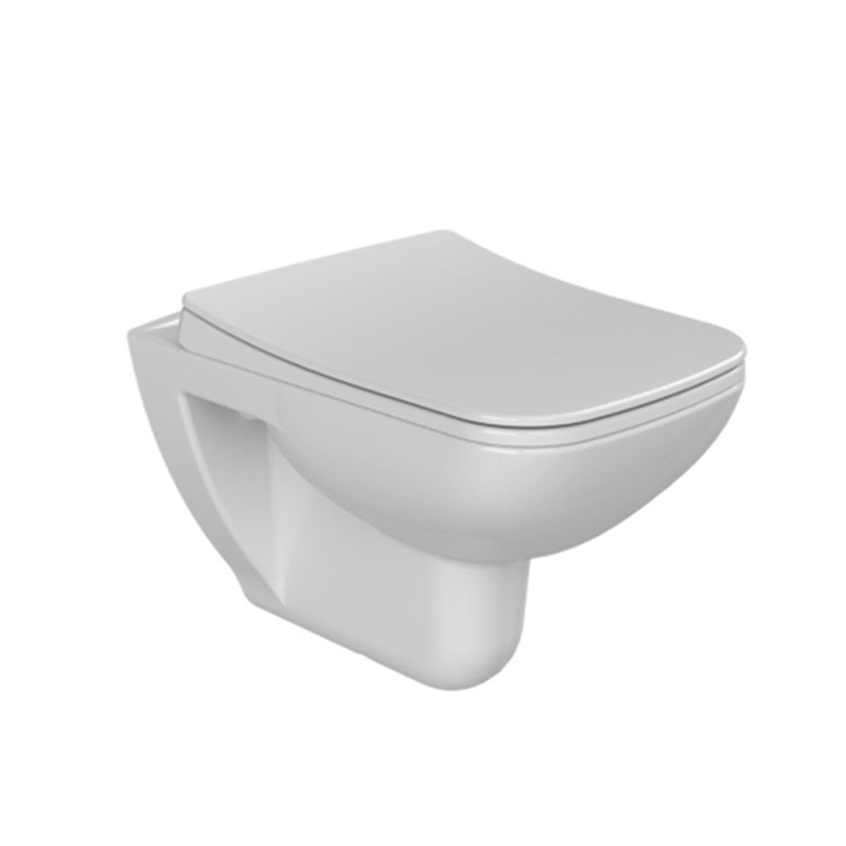 Turkuaz Cerastyle Duru Engelli Asma Klozet + Yavaş Kapanır Pp Kapak Set003032 küçük görsel