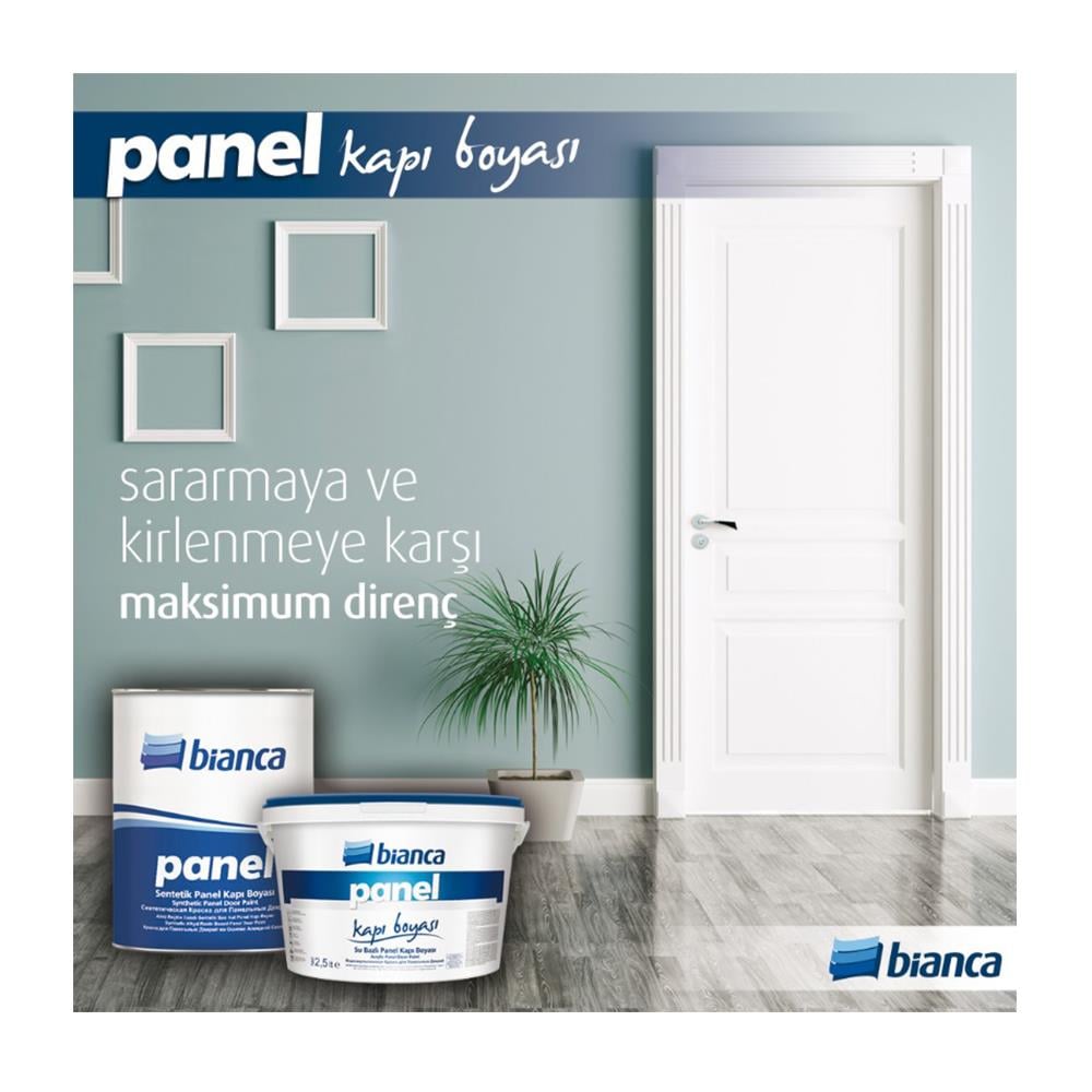 Bianca Panel Kapı Boyası Beyaz (Solvent Bazlı) 2,50 Lt küçük görsel