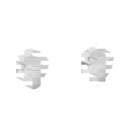 Turkuaz Cerastyle City Rimless Engelli Asma Klozet + Bella Slim Yavaş Kapanan UF Kapak SET002070 görseli