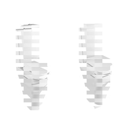 Creavit Mare Rim-Off Kanalsız Duvara Dayalı Klozet Seti küçük görsel
