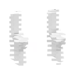 Creavit Mare Rim-Off Kanalsız Duvara Dayalı Klozet Seti küçük görsel