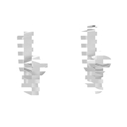 Turkuaz Bella Duvara Sıfır Klozet Takımı (UF Yavaş Kapak ve İç Takım Dahil) Set005015 küçük görsel