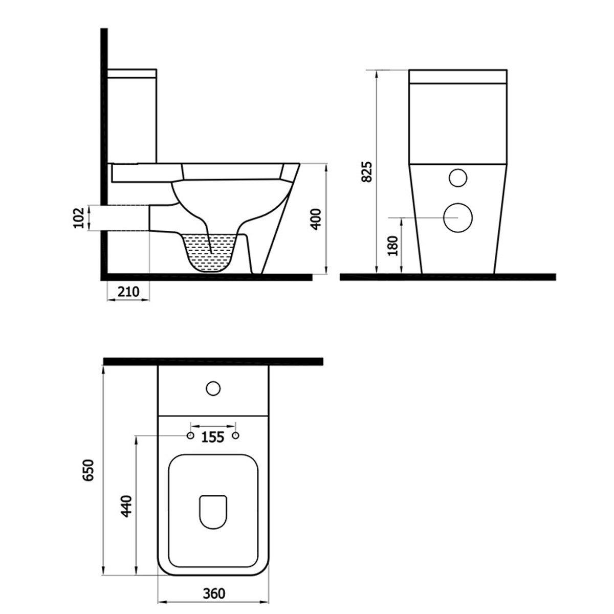 Newarc Loft Duvara Sıfır Klozet Takımı (Kapak ve iç takım dahil) küçük görsel