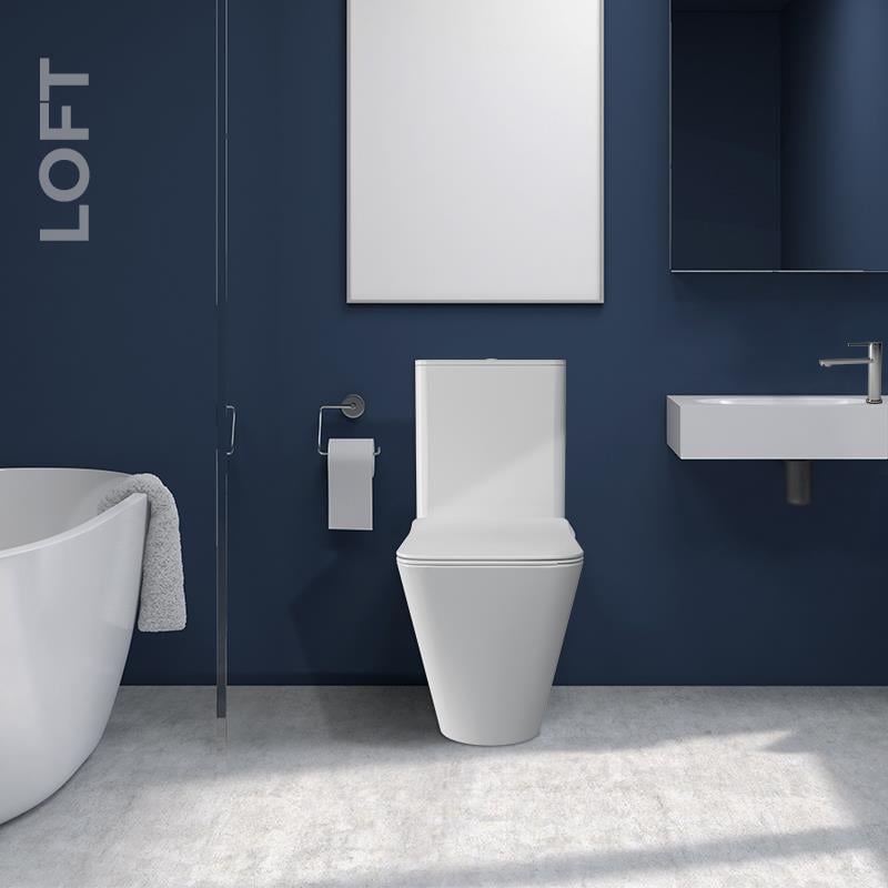 Newarc Loft Duvara Sıfır Klozet Takımı (Kapak ve iç takım dahil) küçük görsel