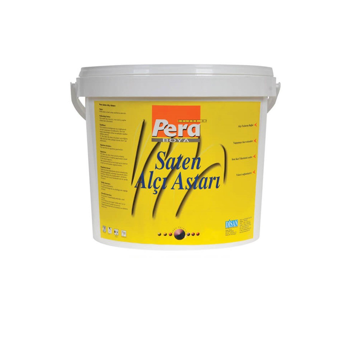 Pera Saten Alçı Astarı 2,5 Lt küçük görsel